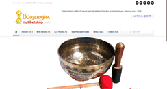 Desktop Screenshot of mytibetshop.com